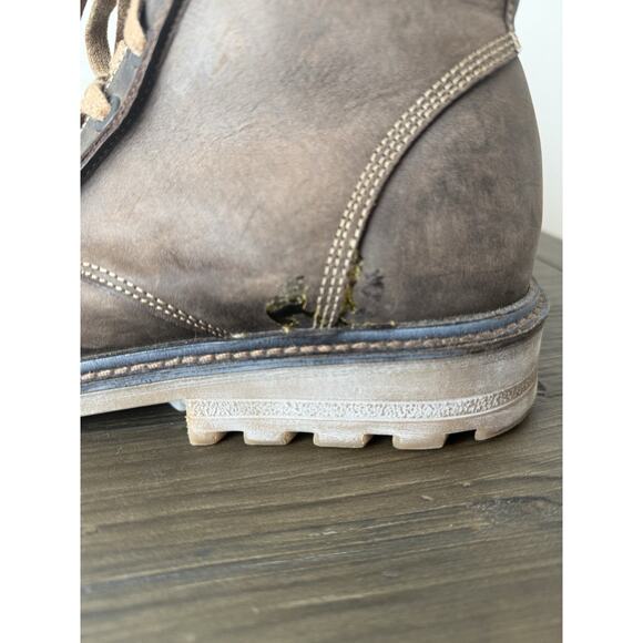 Naot Mikumi Lace Up Brown Crazy Horse Leather Boots Men’s Size 9.5